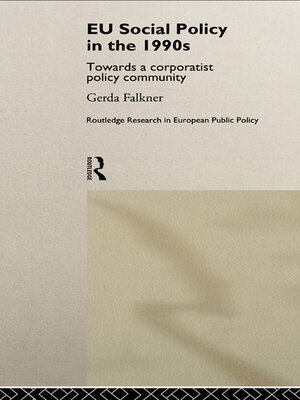 cover image of EU Social Policy in the 1990s